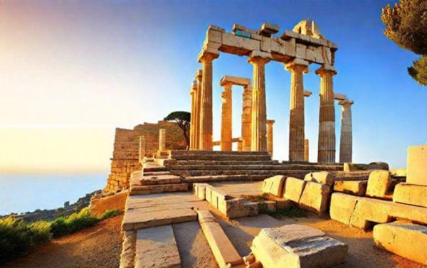 Kaap Sounion foto