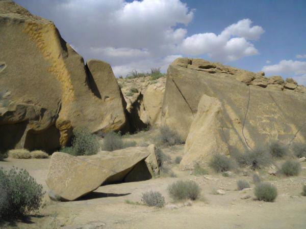 Foto van het natuurreservaat Gobustan