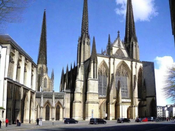 Kathedraal van Saint-André in Bordeaux foto