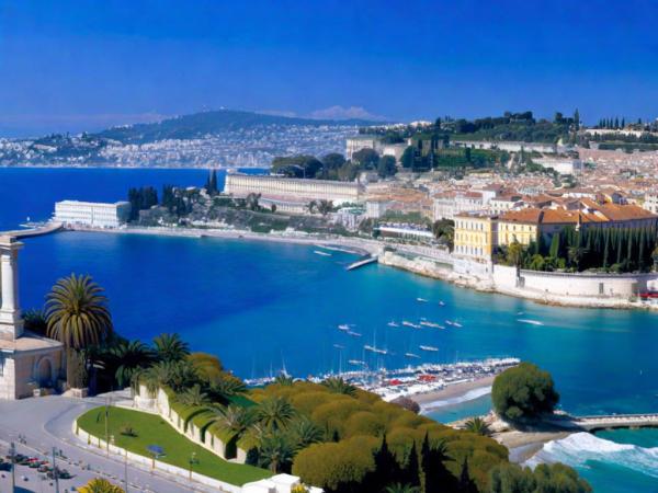 panoramische foto van cannes