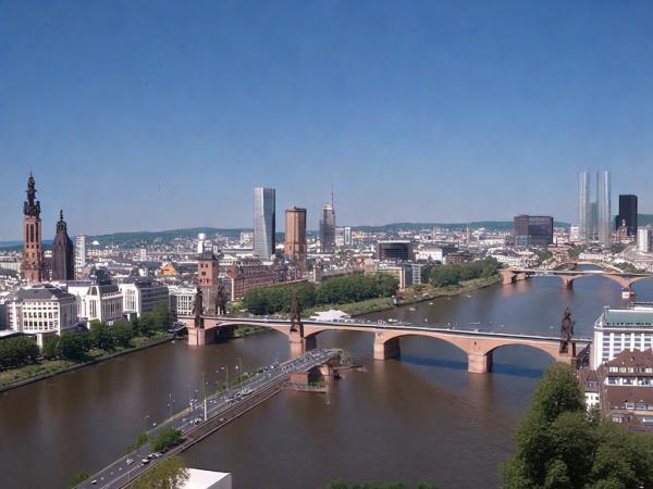 Frankfurt am Main panoramische foto