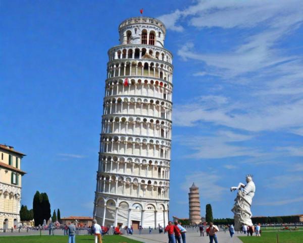 Scheve Toren van Pisa foto