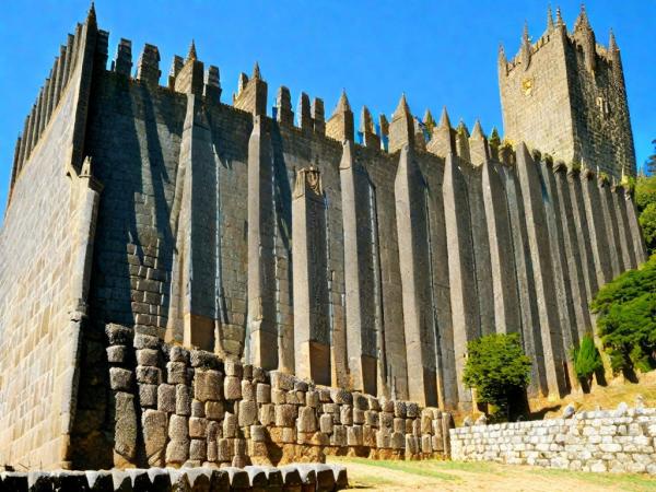 Foto van het kasteel van Guimaraes