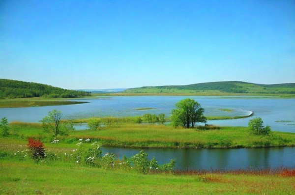 Foto van het Kravtsovo-meer