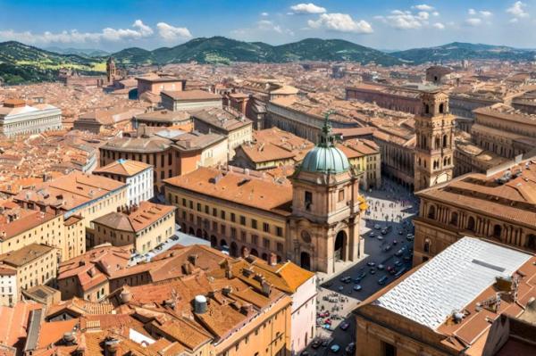 Panoramische foto van Bologna