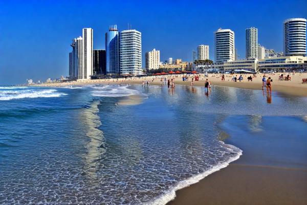Panoramische foto van Tel Aviv