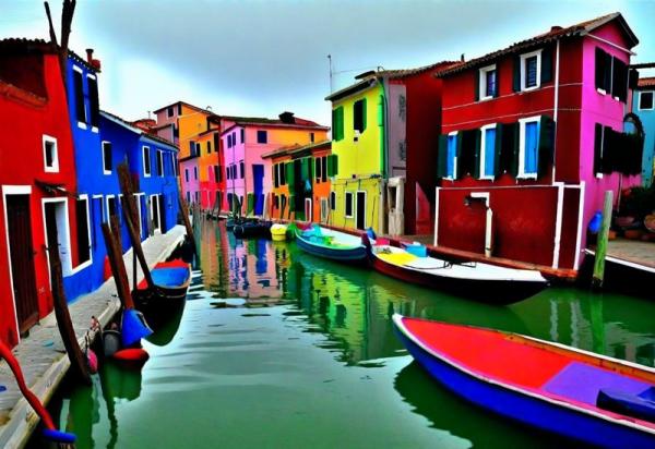 burano eiland foto