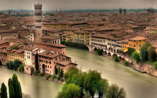 Verona panoramische foto